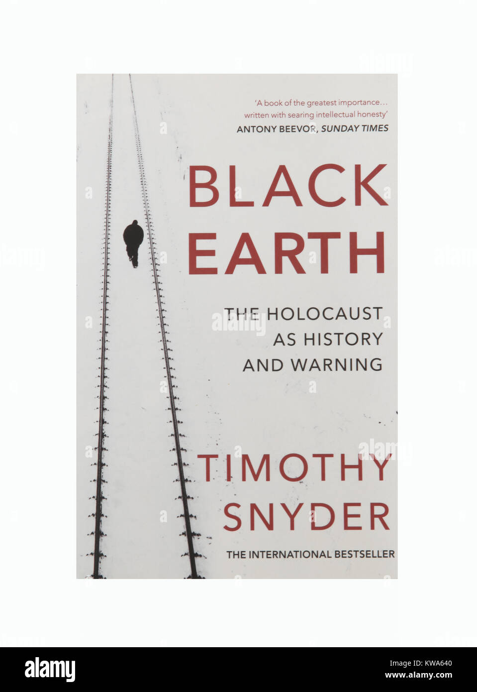 Das Buch Schwarze Erde - Der Holocaust als Geschichte und Warnung von Timothy Snyder Stockfoto