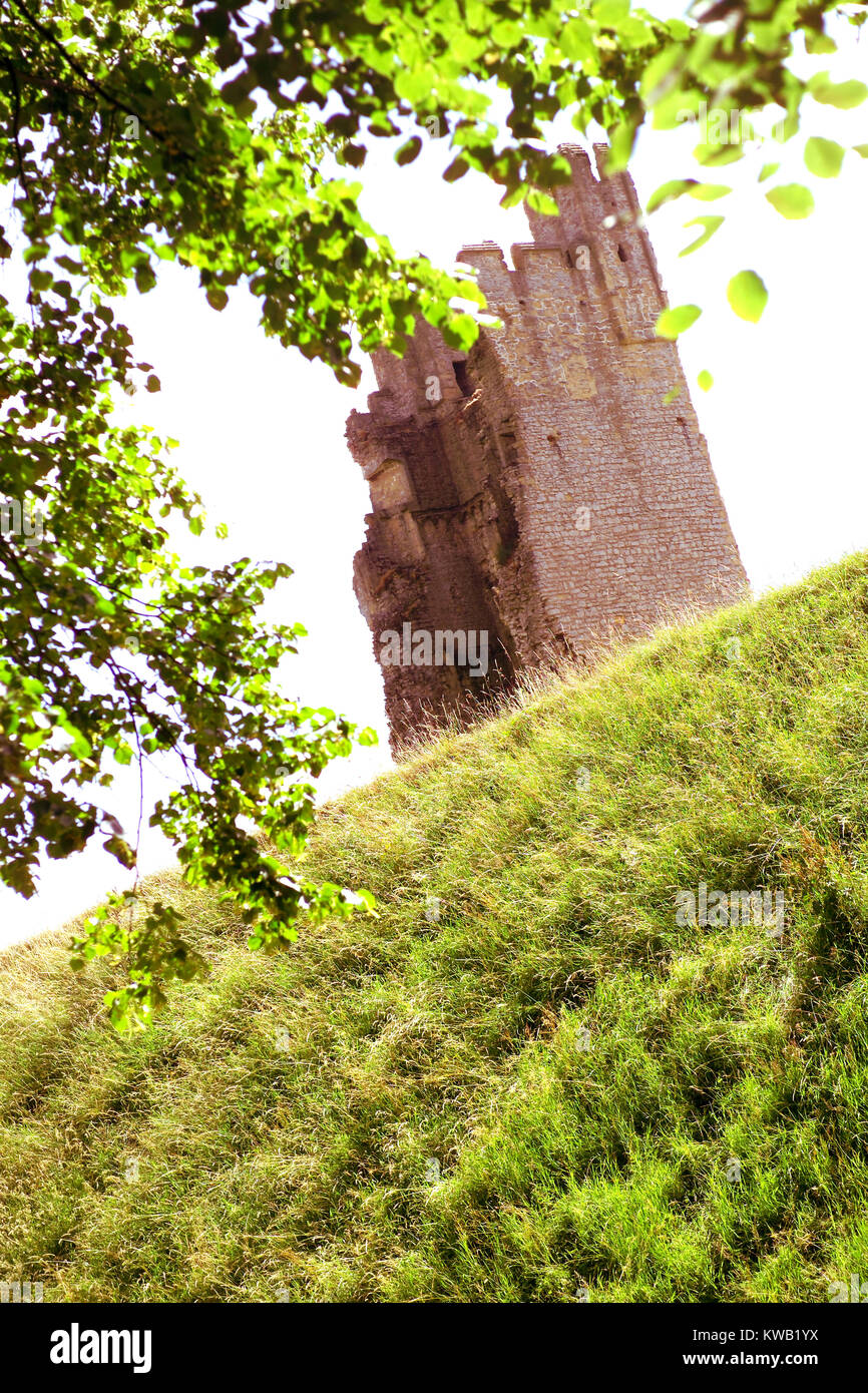 Helmsley Castle, North Yorkshire Stockfoto