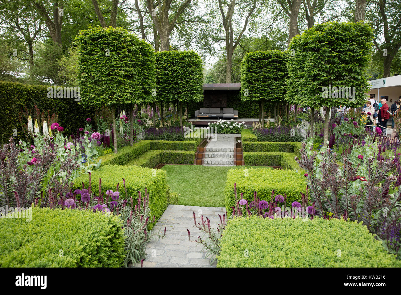 Die Husqvarna Garten von Charlie Albone, RHS Chelsea Flower Show 2016, Chelsea, London, Großbritannien - Mai 2016 Stockfoto