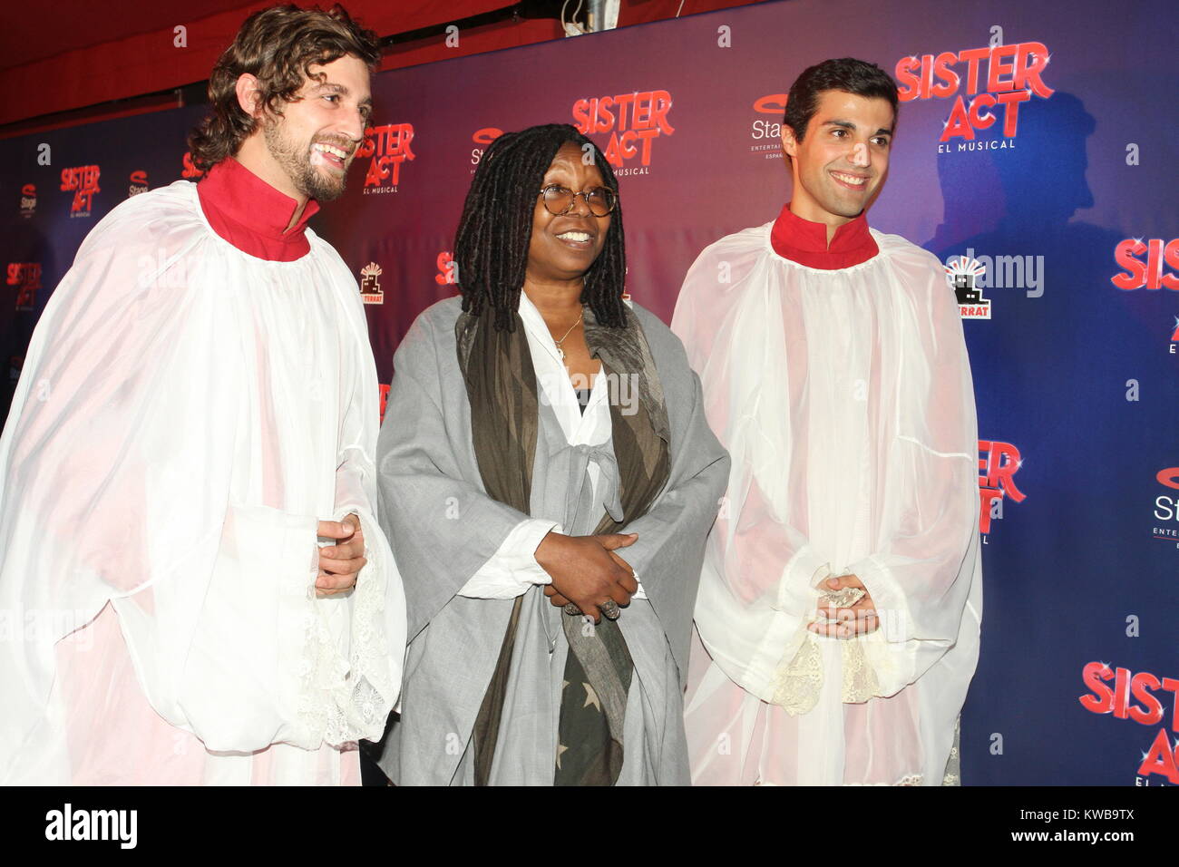 BARCELONA, SPANIEN - 23. Oktober: Whoopi Goldberg präsentiert die neueste Produktion der ister Act" am 23. Oktober 2014 in Barcelona, Spanien Personen: Whoopi Goldberg Stockfoto