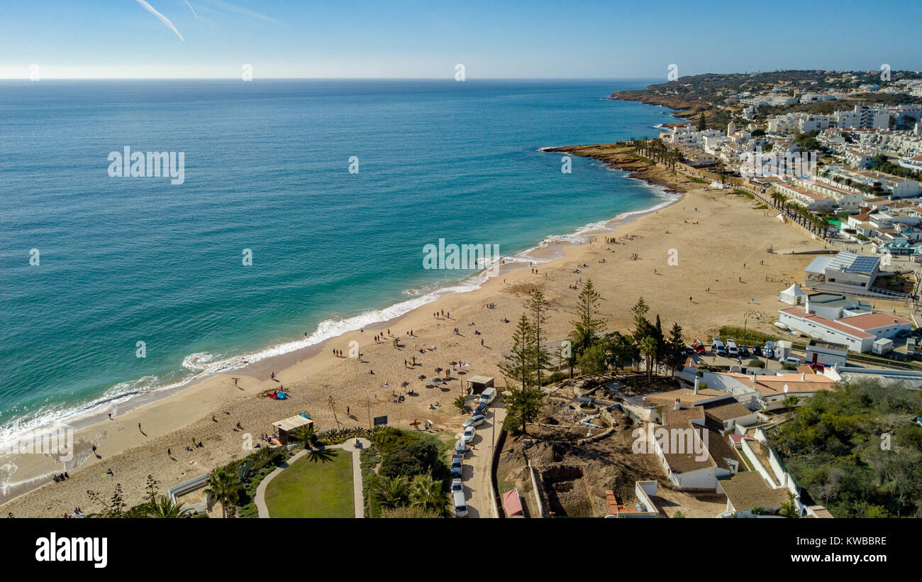 Praia da Luz Stockfoto