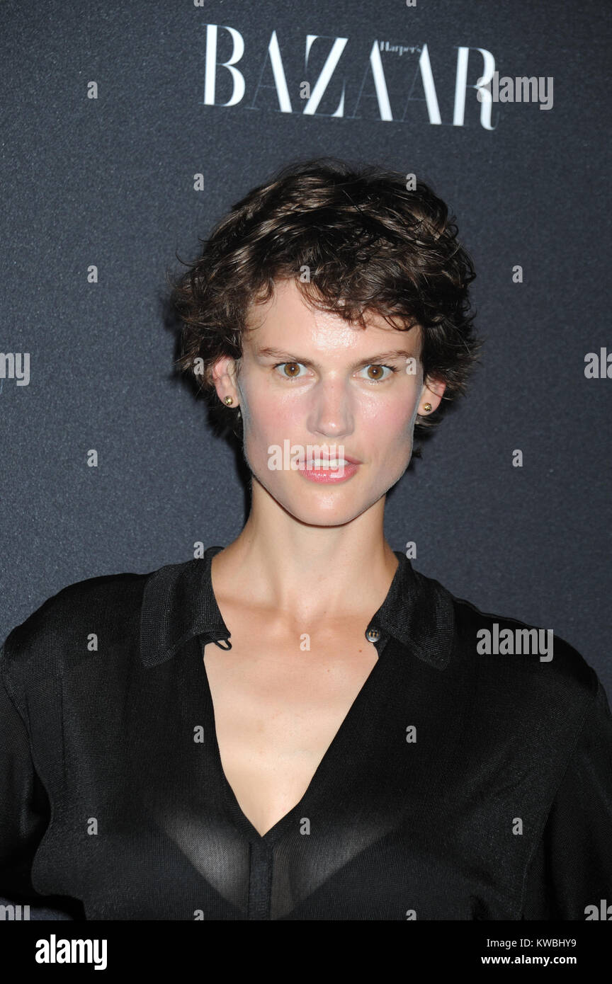 NEW YORK, NY - 05. SEPTEMBER: Saskia De Brauw besucht der Harper Basar Symbole Feier am Plaza Hotel am 5. September 2014 in New York City People: Saskia De Brauw Stockfoto