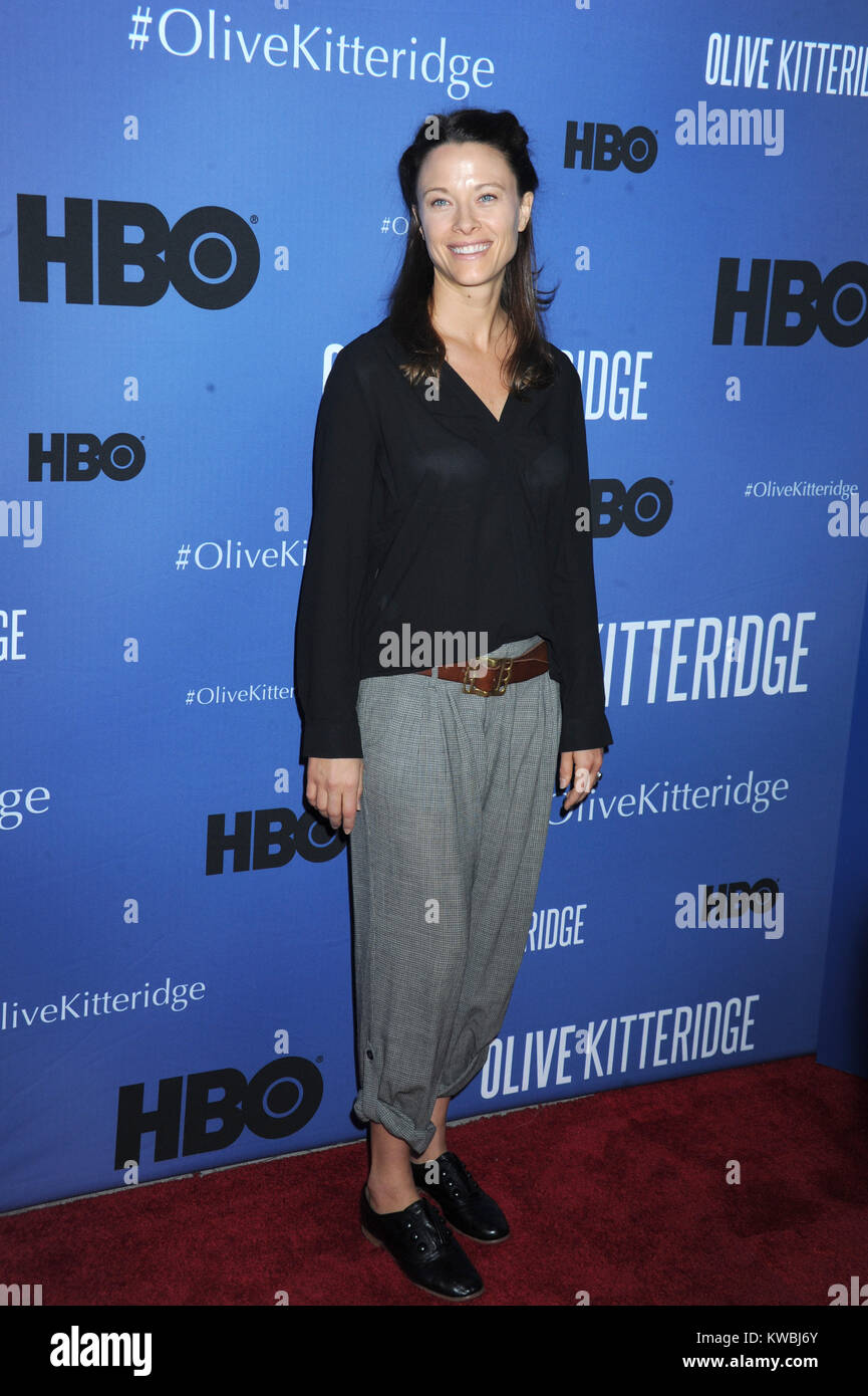NEW YORK, NY - 27. Oktober: Scottie Thompson besucht die "Olive Kitteridge" New York Premiere an der SVA Theater am 27. Oktober 2014 in New York City People: Scottie Thompson Stockfoto