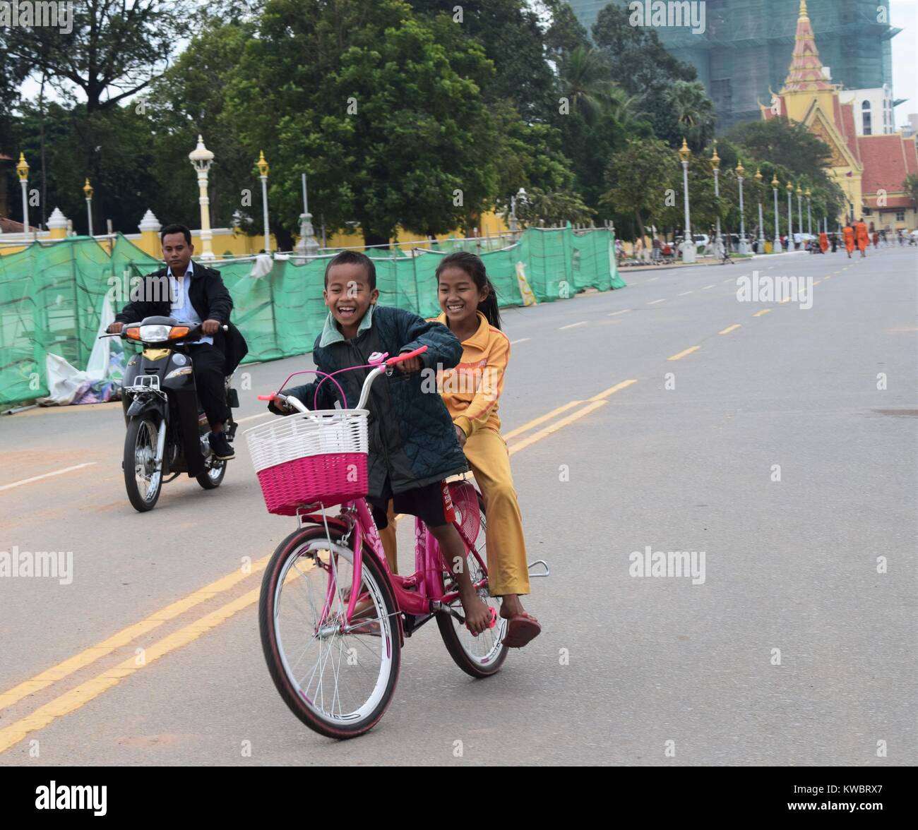 Reise in Kambodscha Stockfoto