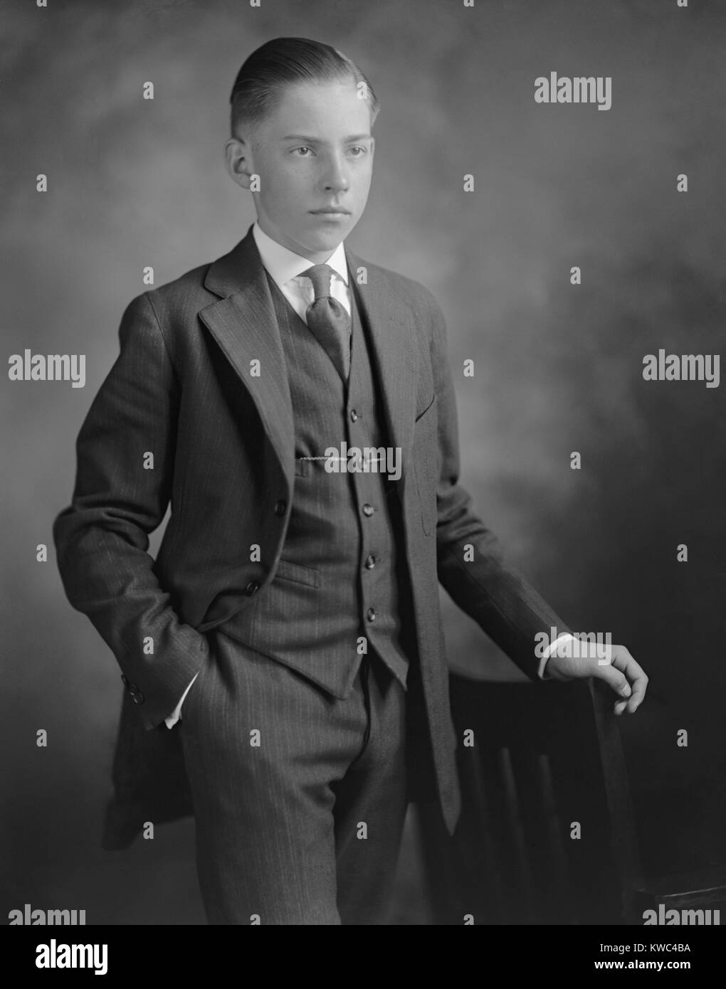 John Coolidge, ältester Sohn von Präsident Calvin Coolidge, Ca. 1923/24. (BSLOC 2015 15 161) Stockfoto