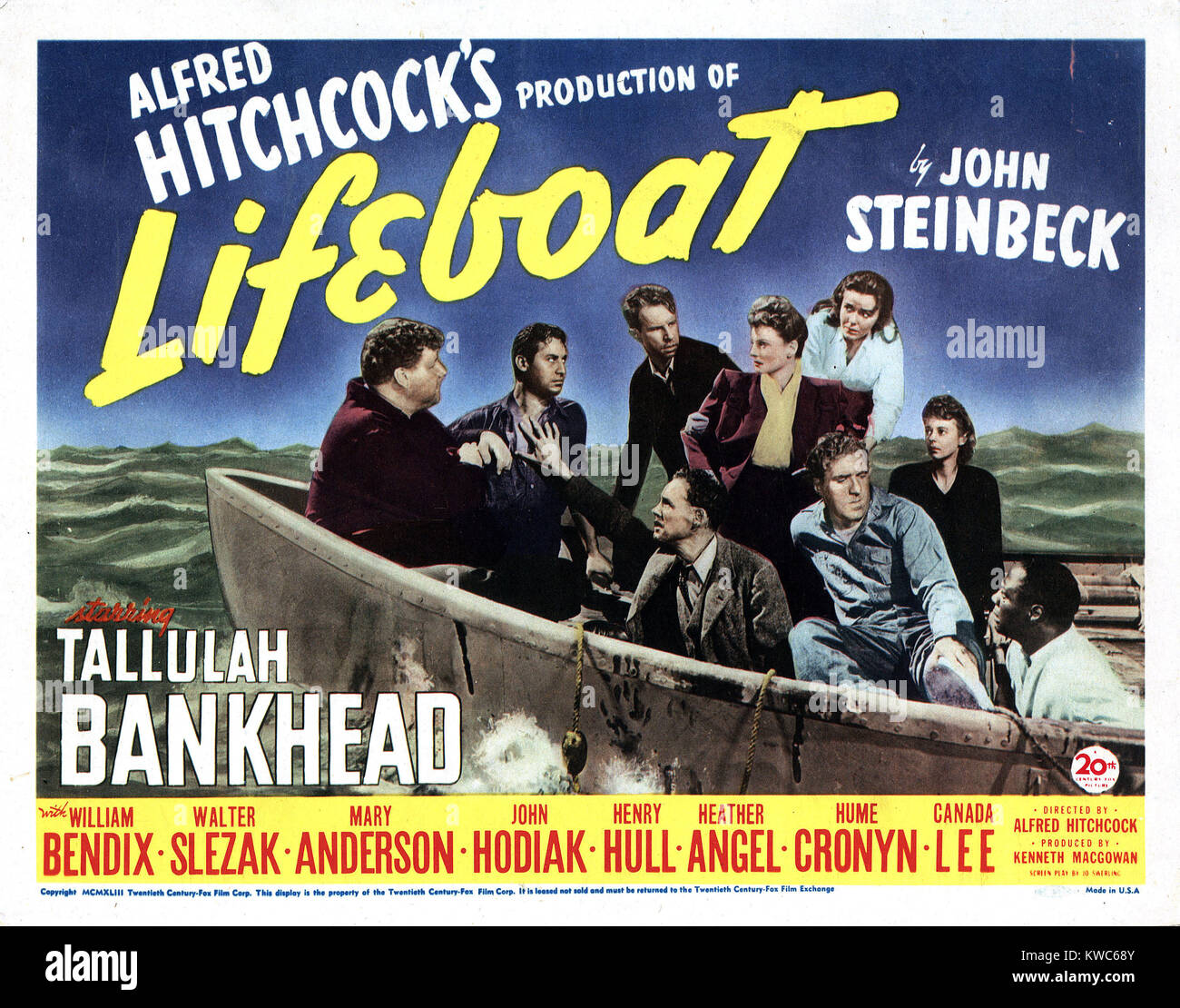 Rettungsboot, Walter Slezak, John Hodiak, Hume Cronyn, Henry Hull ...