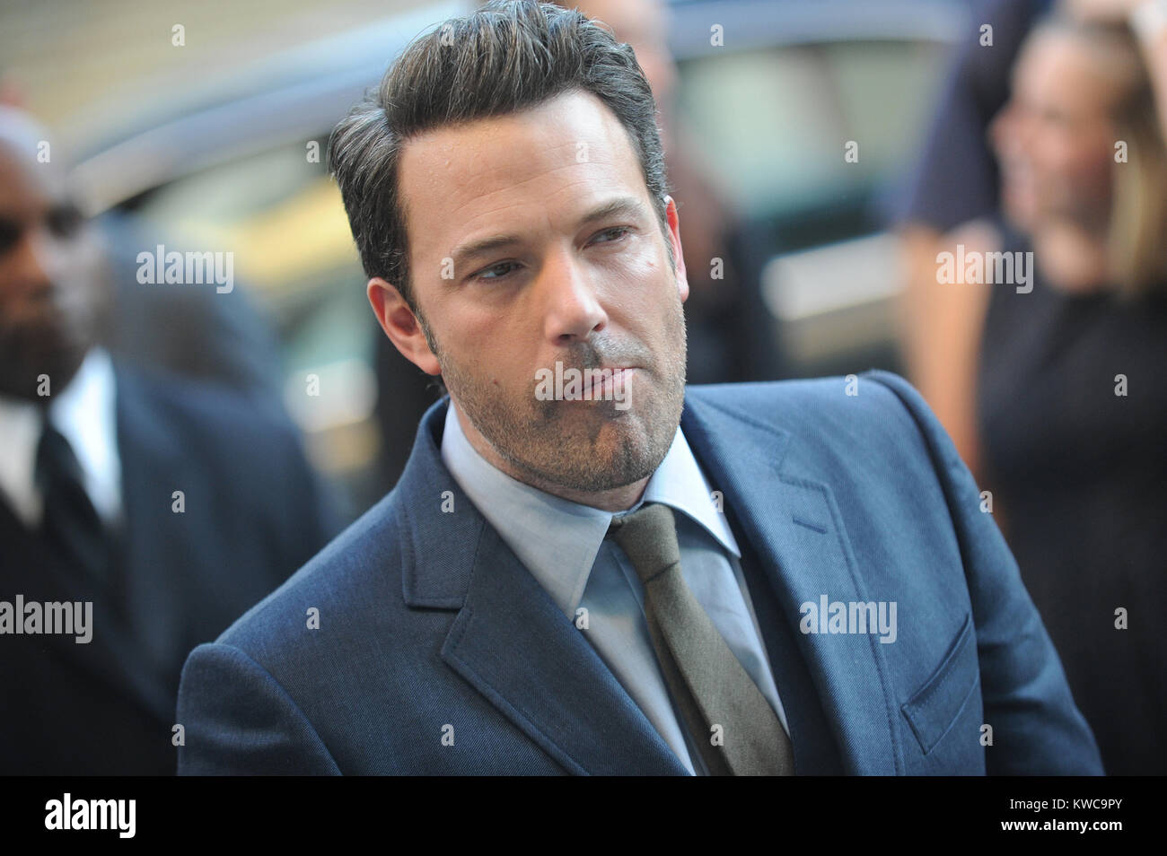 NEW YORK, NY - 26. SEPTEMBER: Ben Affleck besucht die Opening Night Gala Präsentation und die Weltpremiere von "Girl Gone' während der 52 New York Film Festival in der Alice Tully Hall am 26. September 2014 in New York City People: Ben Affleck Stockfoto