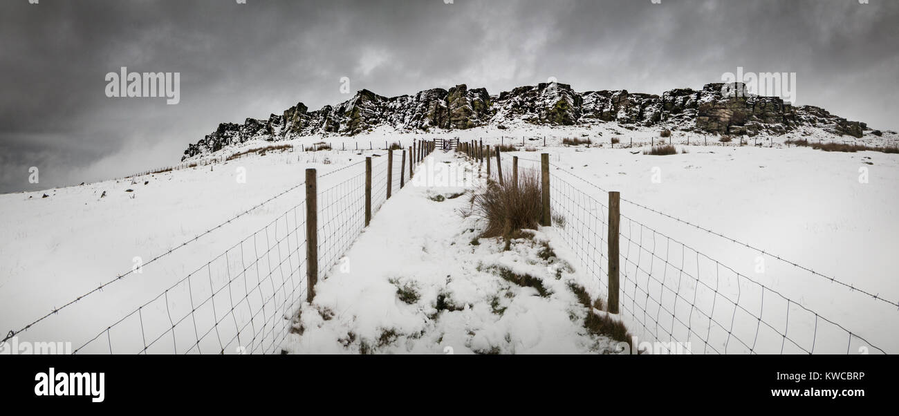 Schade, dass der Pfad Bauherren den Gate off-center! Egal ;) Stockfoto