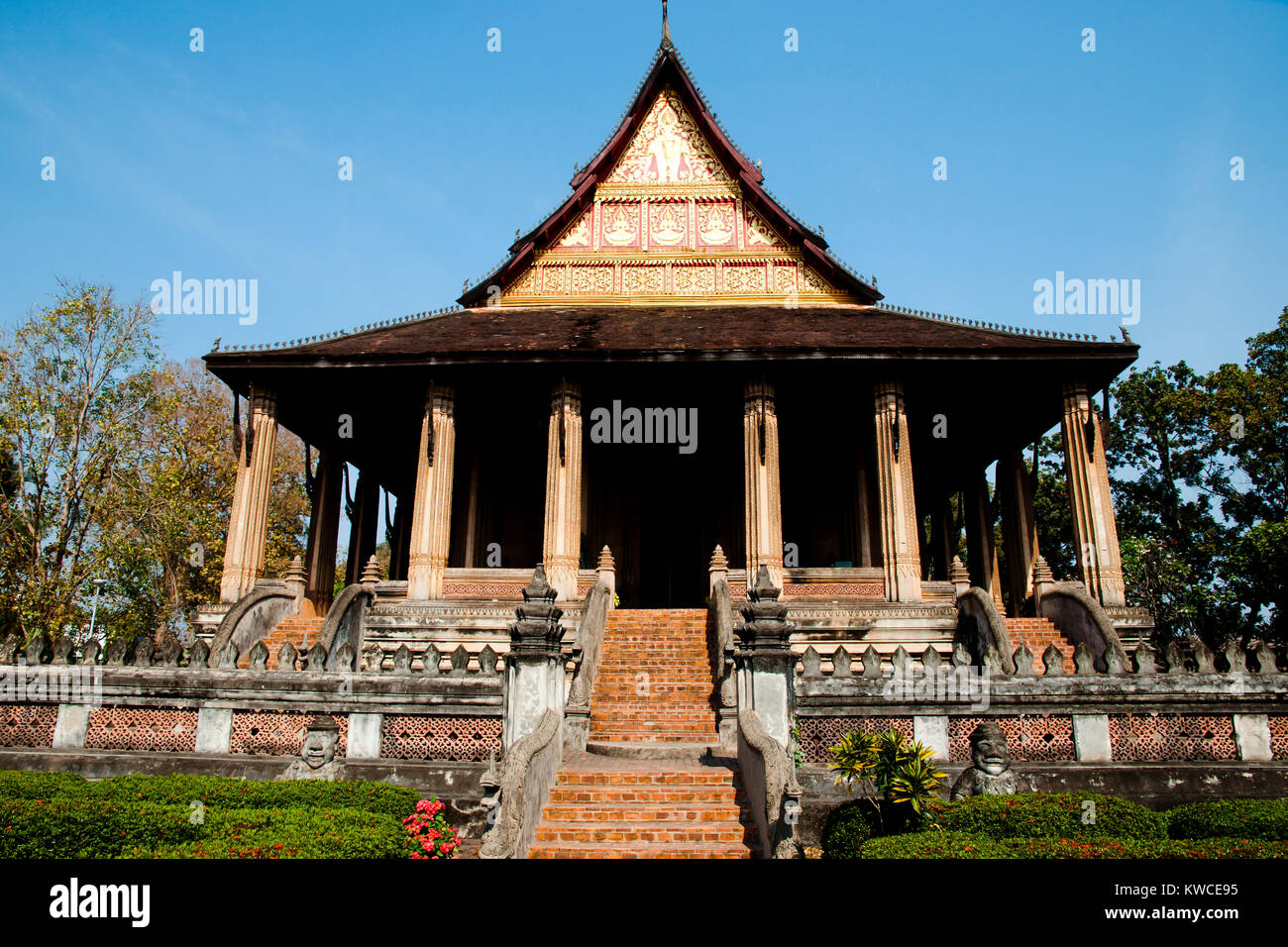 Wat Si Saket - Vientiane - Laos Stockfoto