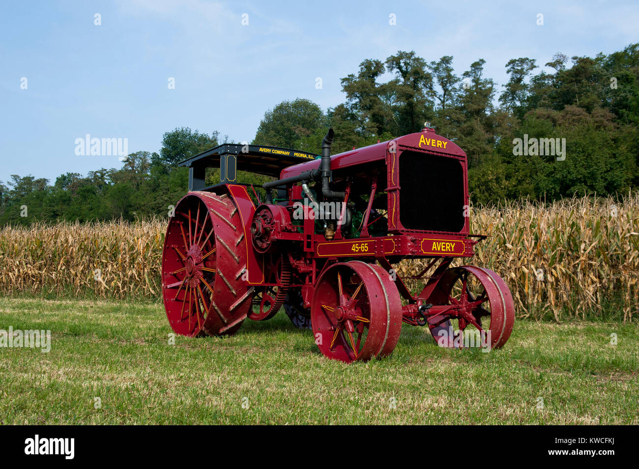1923 AVERY MODELL 45-65 Traktor vollständig wiederhergestellt Stockfoto