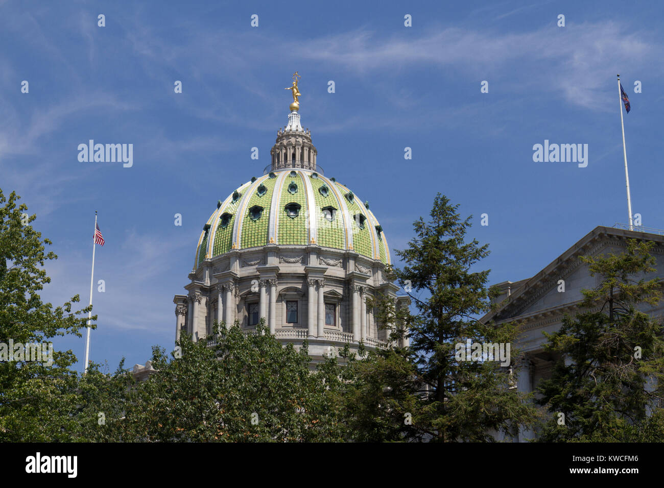 Die Pennsylvania State Capitol Building, Harrisburg, Pennsylvania, United States. Stockfoto
