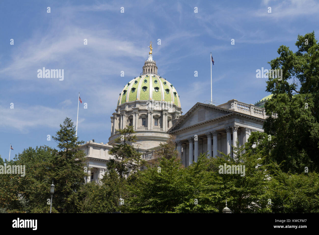Die Pennsylvania State Capitol Building, Harrisburg, Pennsylvania, United States. Stockfoto