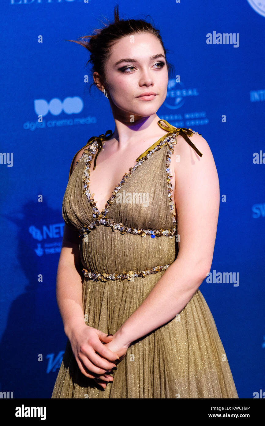 Florenz Pugh bei British Independent Film Awards am Sonntag, den 10. Dezember 2017 gehalten an Old Billingsgate Market, London. Im Bild: Florenz Pugh. Stockfoto