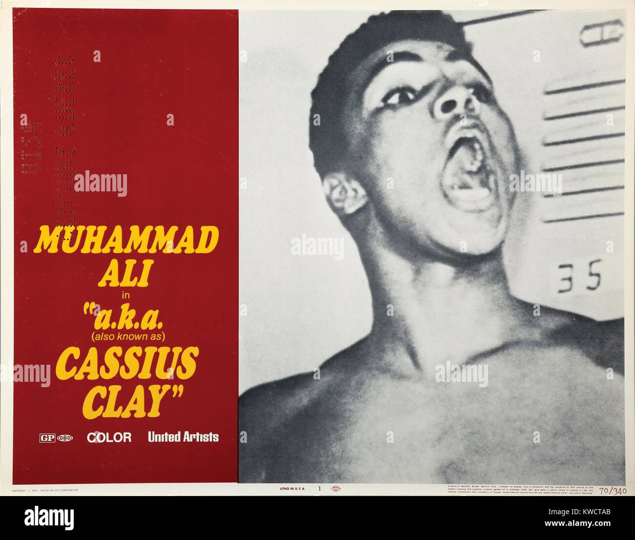 A.K.A. CASSIUS Clay alias Muhammad Ali, (A.K.A. CASSIUS CLAY), Muhammad Ali, 1970. Stockfoto