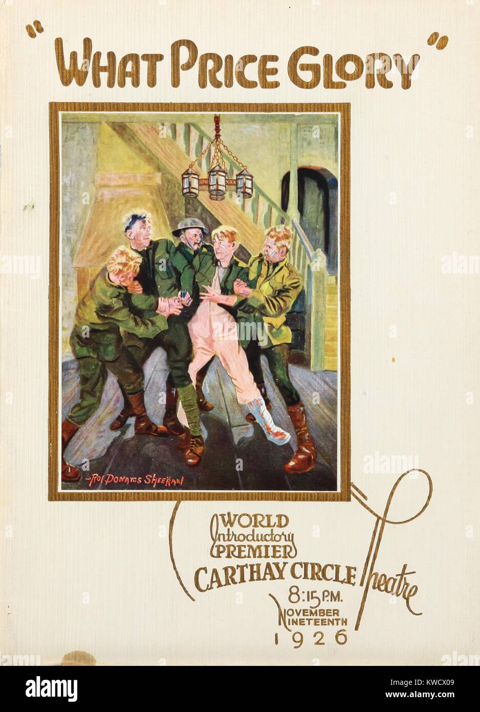 Welchen Preis Herrlichkeit, 1926. Stockfoto