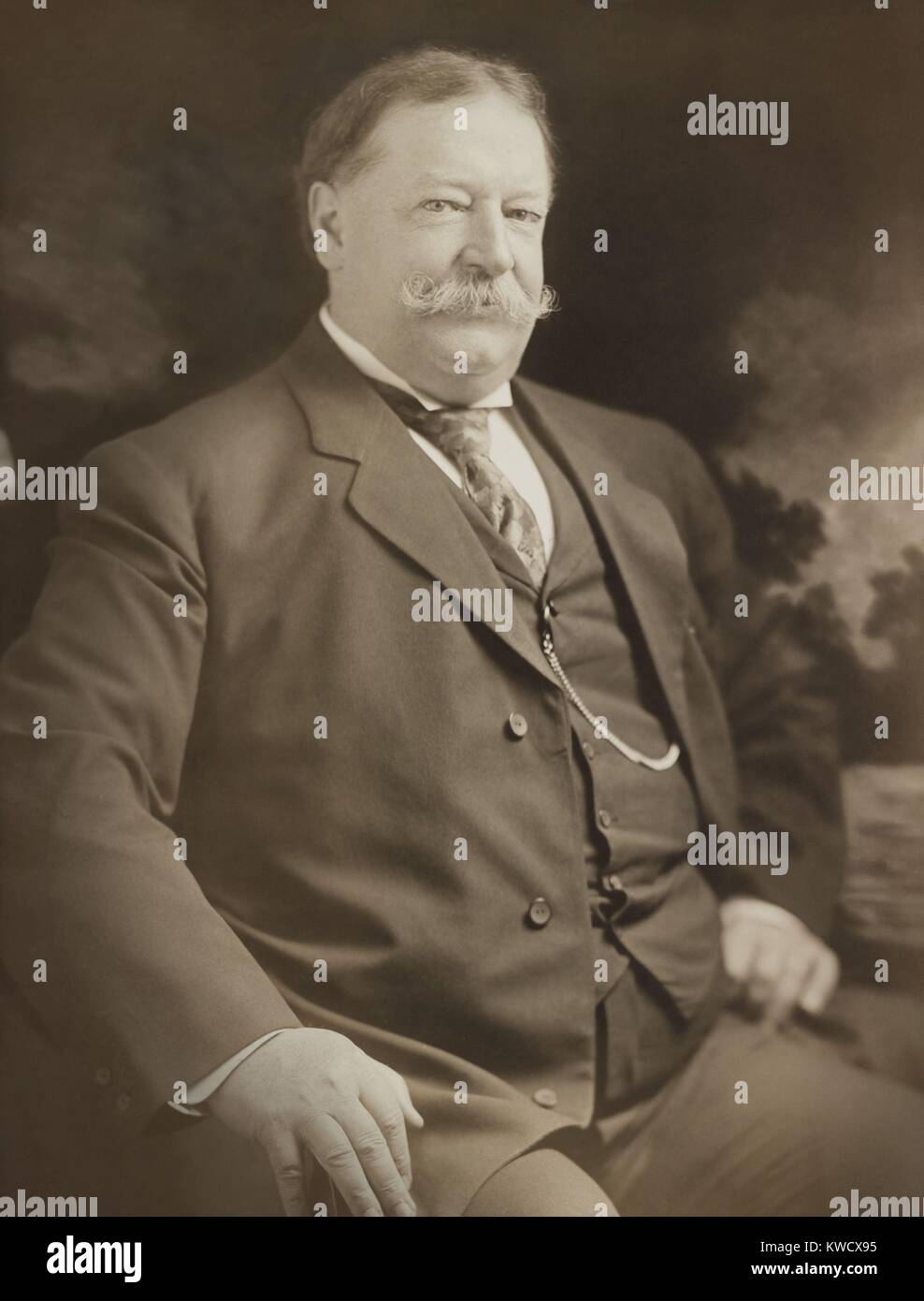William H. Taft, Sekretär des Krieges in Theodore Roosevelts Cabinet, 1907 (BSLOC 2017 2 98) Stockfoto