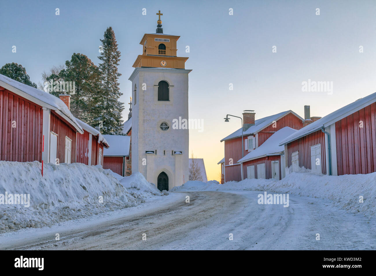 , Gammelstad Lulea, Schwedisch Lappland, Schweden, Europa Stockfoto