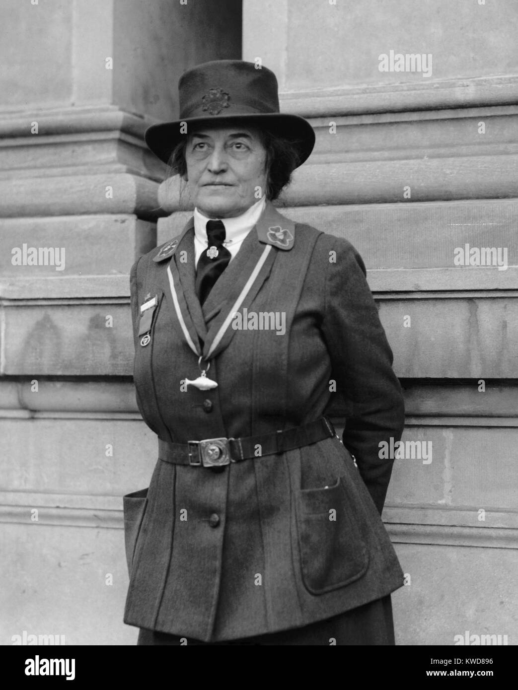 Juliette Gordon Low, Gründer der Pfadfinder von Amerika, 24. April 1923. (BSLOC 2015 17 177) Stockfoto