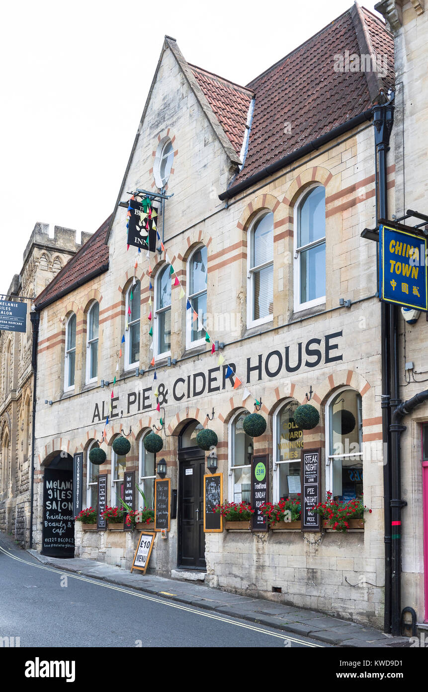 Das Bear Inn oder Ale Pie & Cider House Taverne in Bradford on Avon in Wiltshiire England Stockfoto