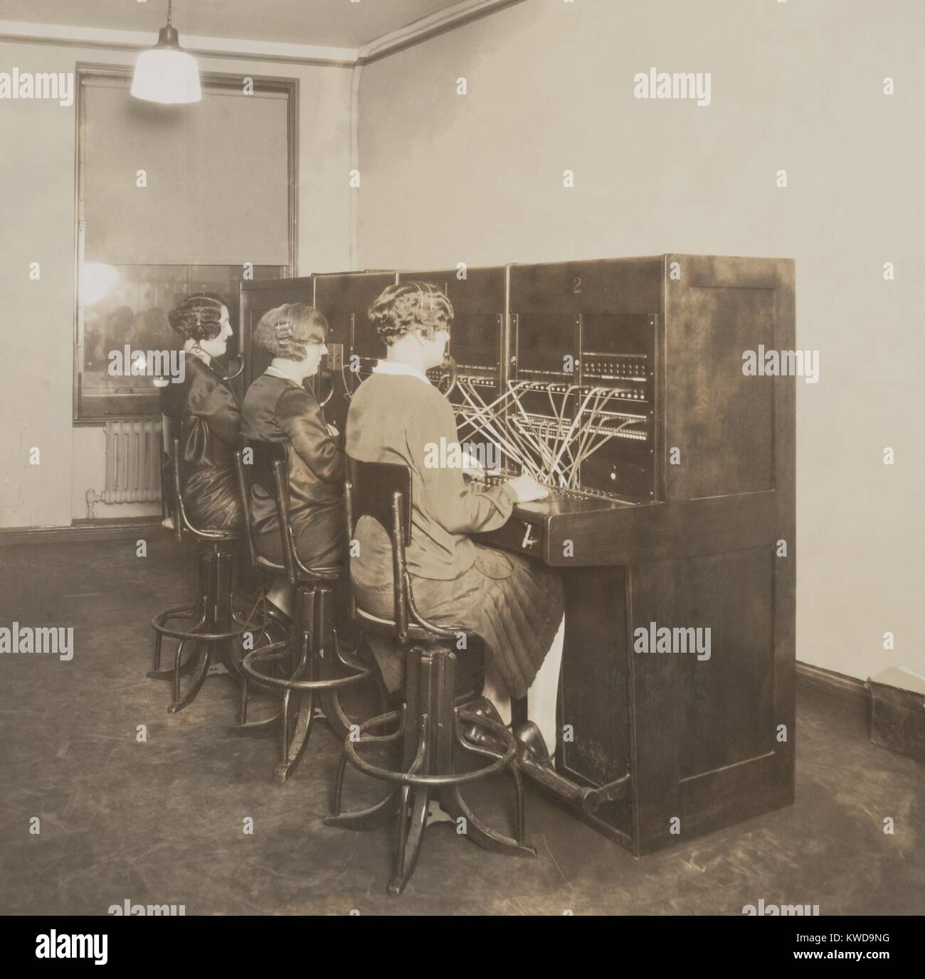 Historical telephone exchange Fotos und Bildmaterial in hoher