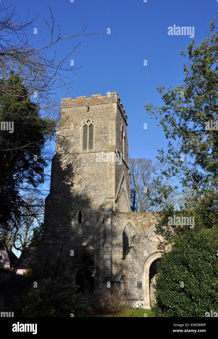 Der hl. Johannes der Täufer Kirche, Stanton, Suffolk Stockfoto