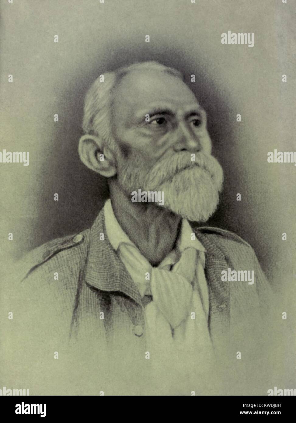 Allgemeine Maximo Gomez, war eine Kubanische Commander in zehn Jahren (1868-78) gegen Spanien. Er war wieder in der Kubanischen Unabhängigkeitskrieg (1895 - 98) (BSLOC 2017 10 3) Stockfoto