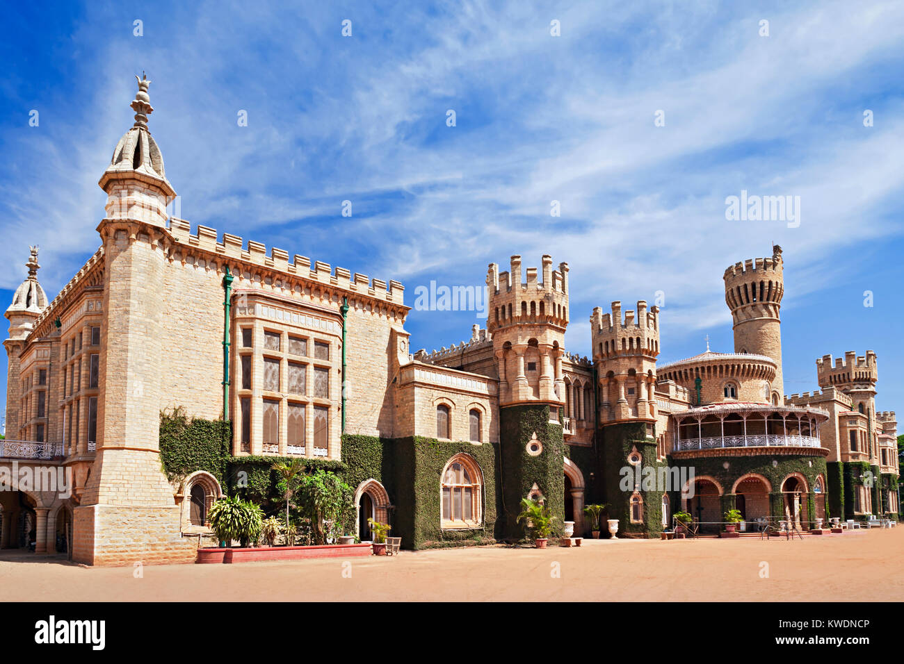 Palast von Bangalore, Bangalore, Karnataka Zustand, Indien Stockfoto