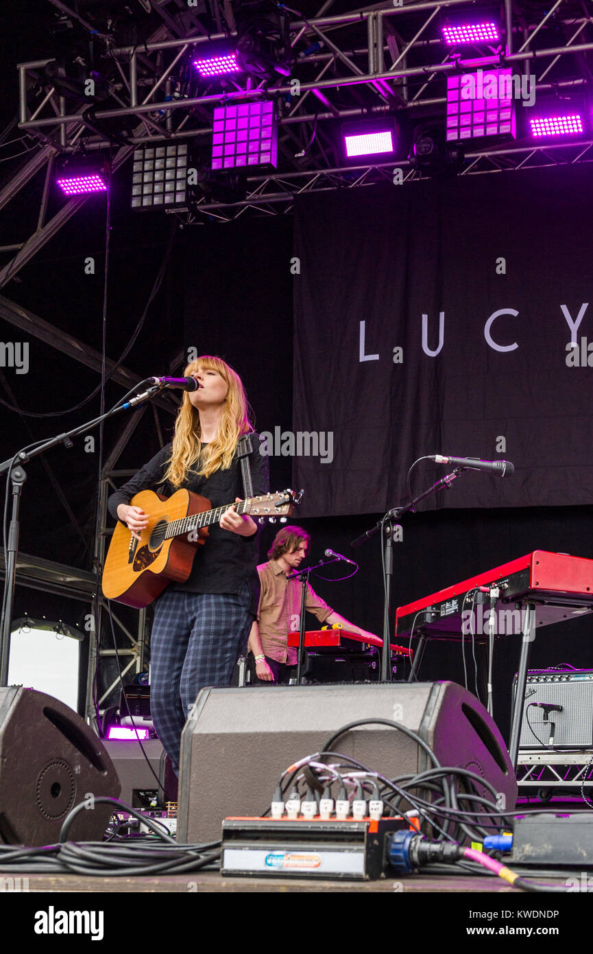 Lucy Rose bei Coventry Godiva Festival, Coventry, Großbritannien im Juli 2017. Stockfoto