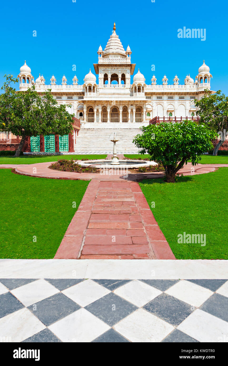 Jaswant Thada Mausoleum in Jodhpur, Rajasthan, Indien Stockfoto