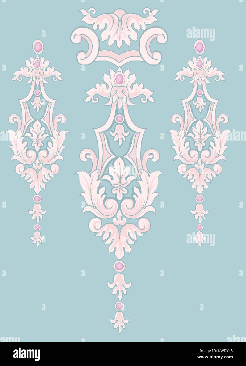 Vector Illustration Muster Kunst Zeichnung Blume Blätter Blumen Zeichnung Design art Stock Vektor