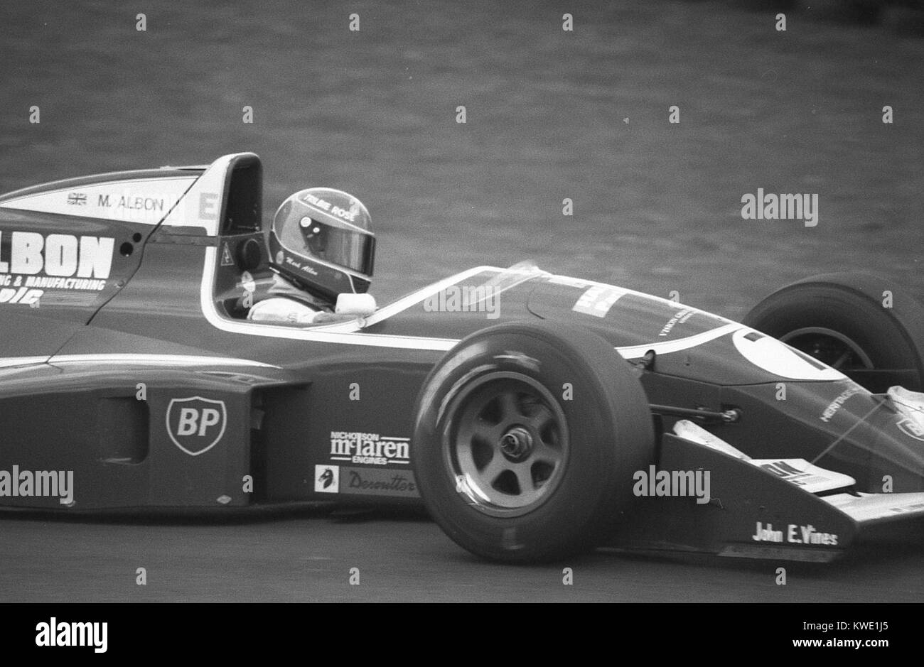 Markieren Albon, Britische Formel 2-Meisterschaft, 2. Runde, Donington Park 26. April 1992 Stockfoto