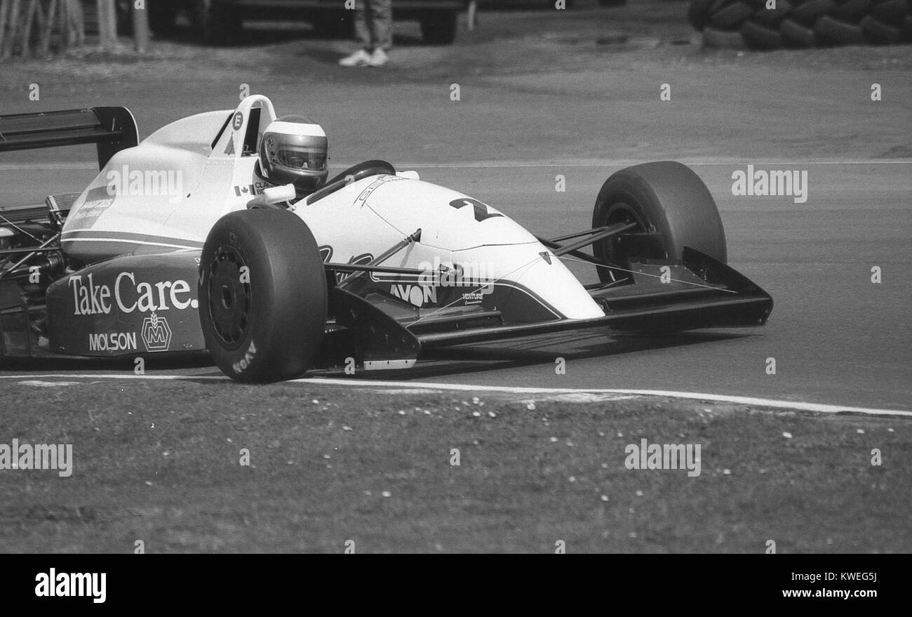 Claude Bourbonnais, Britische Formel 2 in Oulton Park, April 1992 Stockfoto