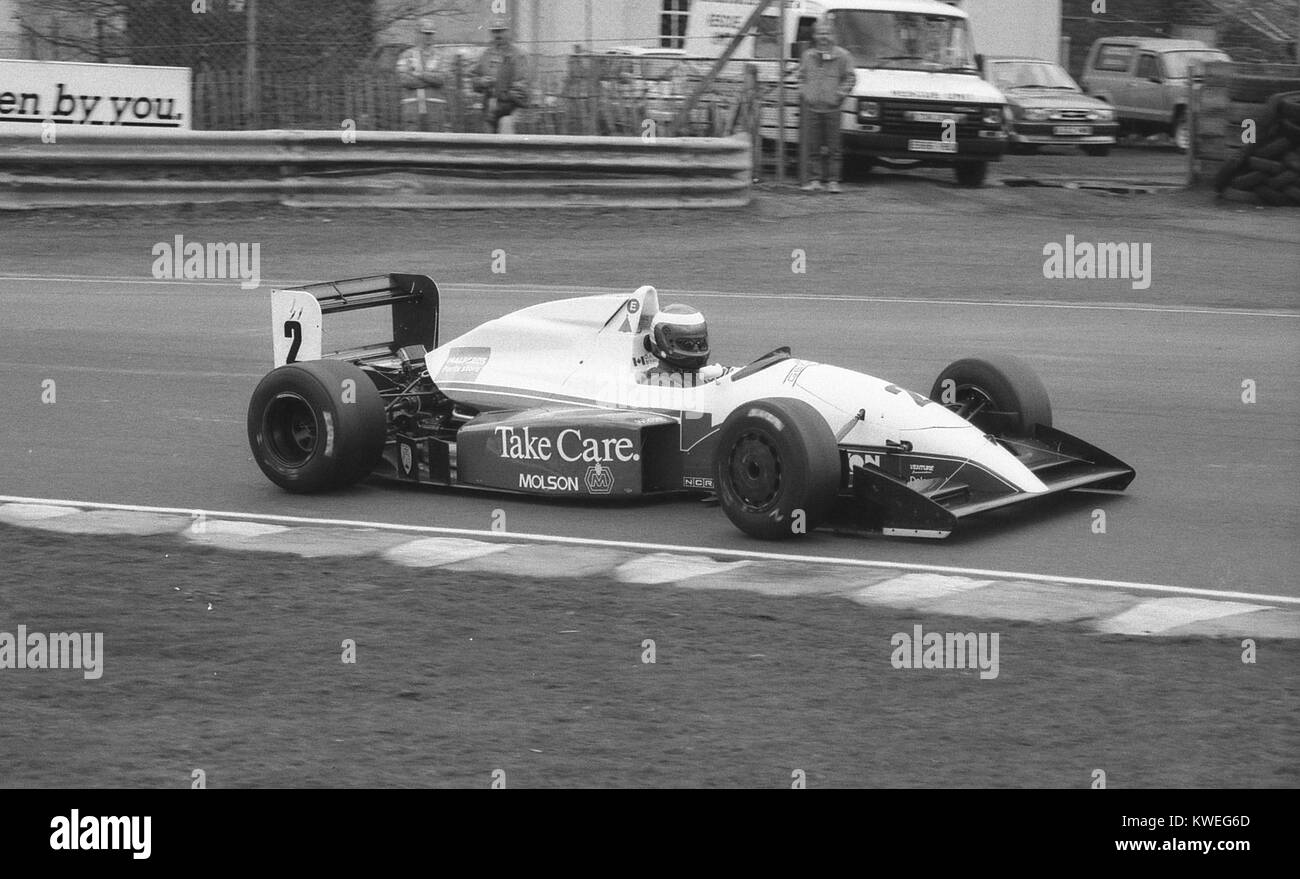 Claude Bourbonnais, Britische Formel 2 in Oulton Park, April 1992 Stockfoto