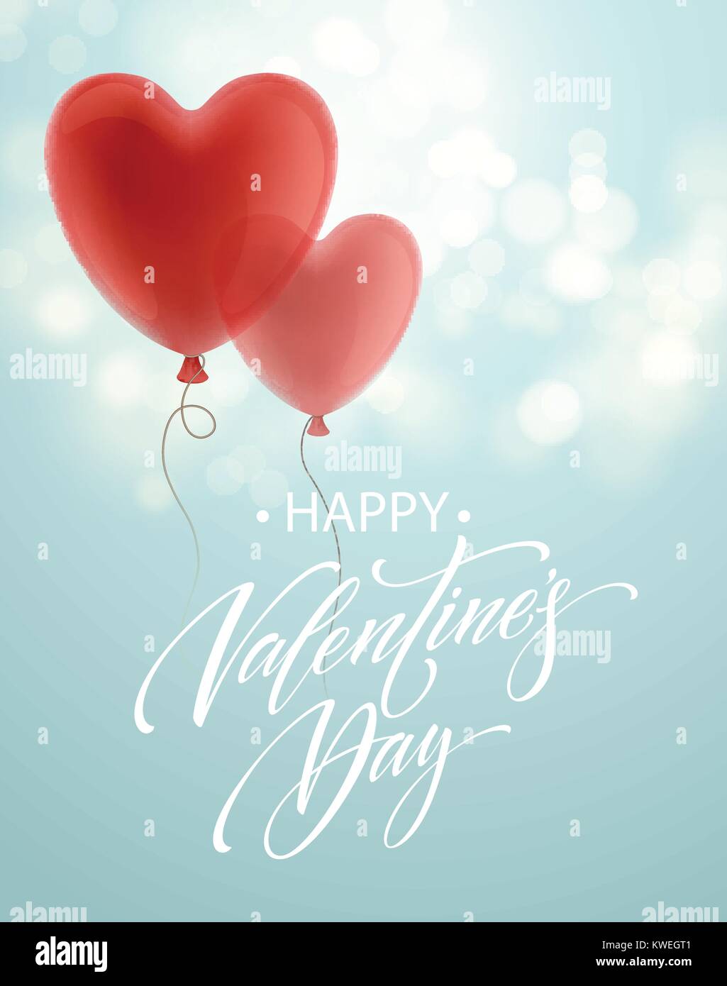 Ballon Herzen urlaub Abbildung von fliegenden roten Ballon Herzen. Valentines Tag oder Einladung Hochzeit festliche Dekoration. Vektor Stock Vektor