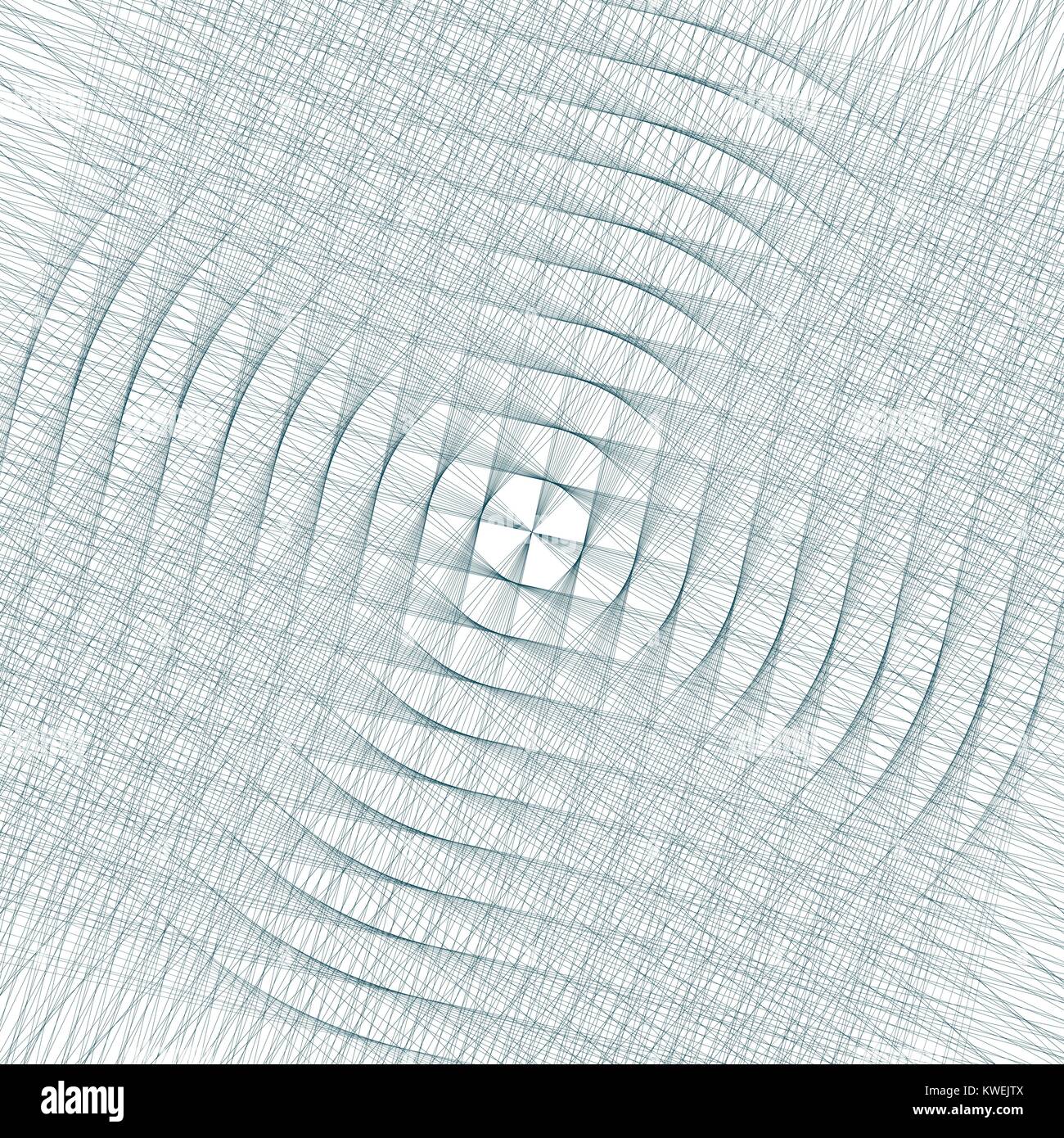 Zusammenfassung Hintergrund blaue Linien Spirale Wirbel Bewegung Bewegung. Vector Illustration. Stock Vektor