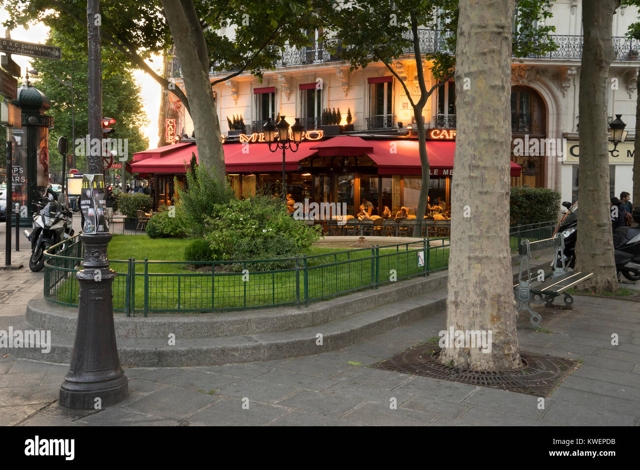 Frankreich, Paris, Cafe/Restaurant in der 5. Arrondissement Stockfoto
