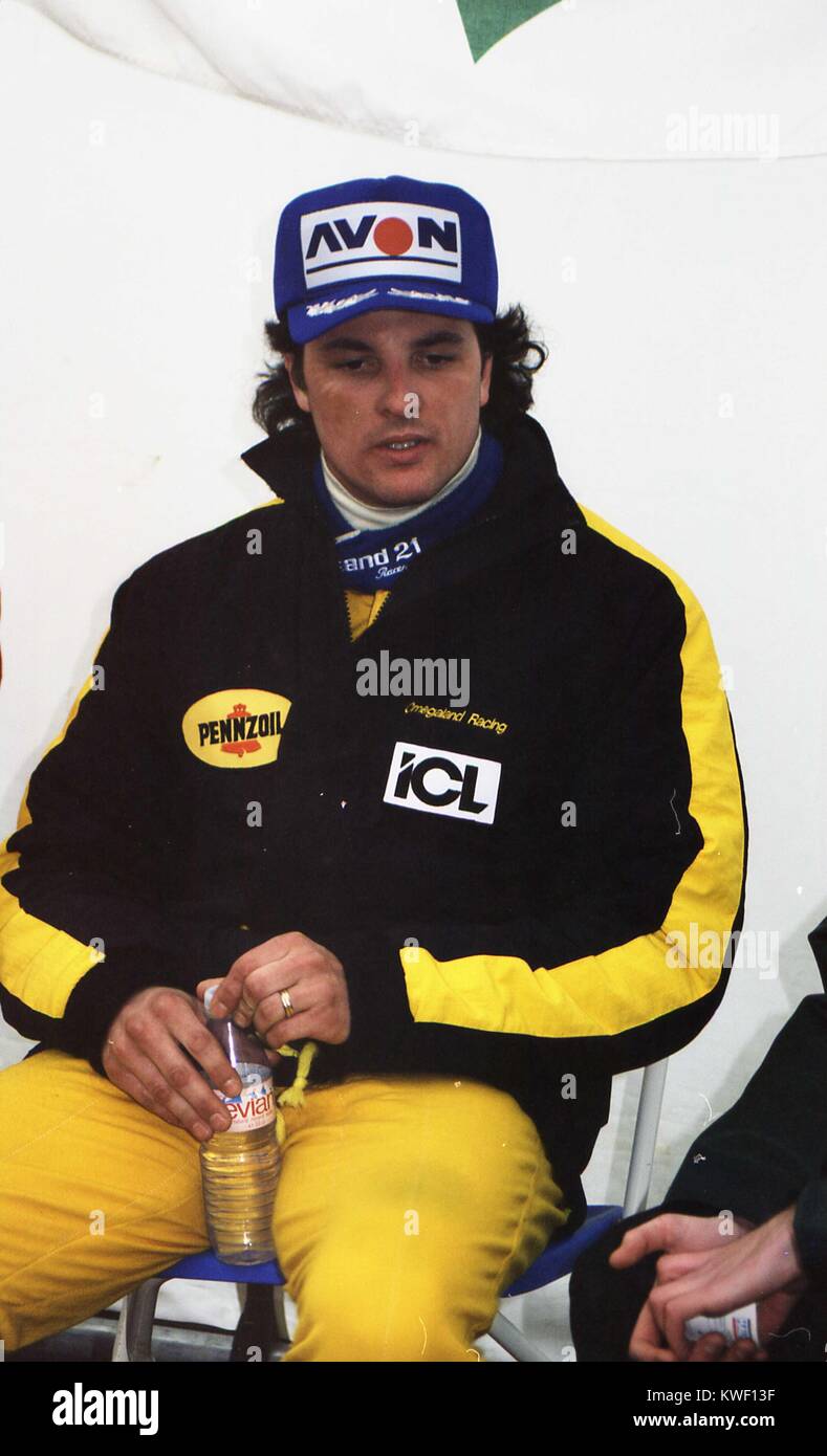 Yvan Muller Britische Formel 2 in Oulton Park, April 1992 Stockfoto