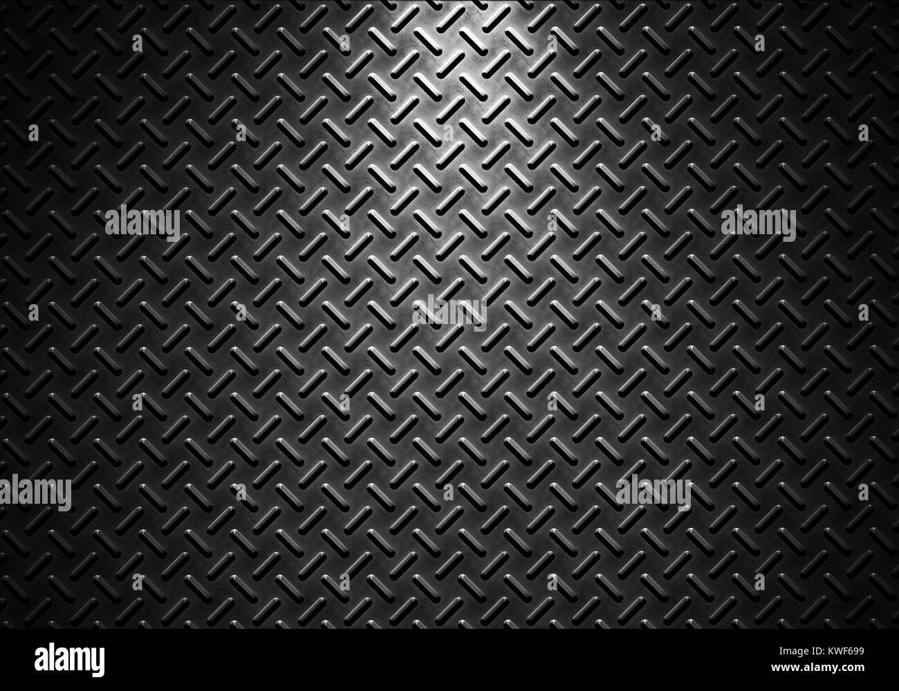 Abstrakte moderne graue Blech Textur mit gerichtetem Licht, Material Design für Hintergrund, Wallpaper, Grafik Design Stockfoto