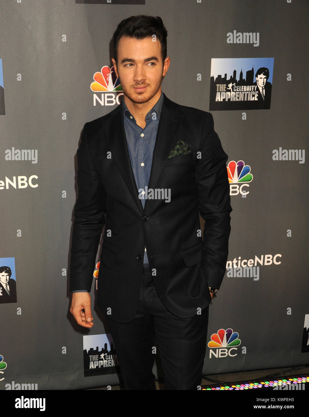 NEW YORK, NEW YORK - November 07: Kevin Jonas an Berühmtheit-lehrling - Saison 14 Am 7. November 2014 in New York City. Personen: Kevin Jonas Stockfoto