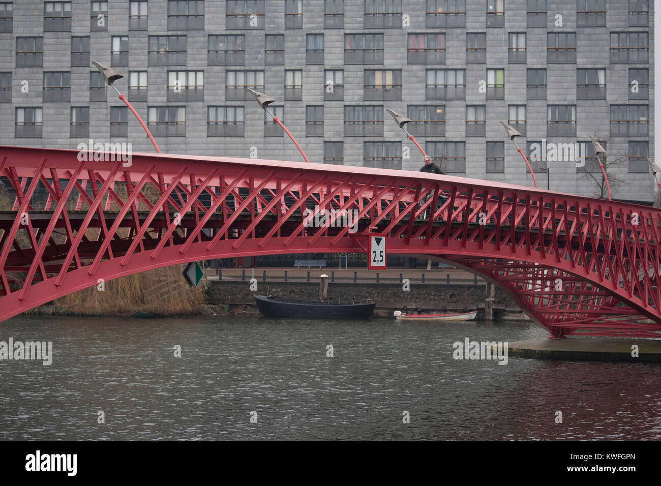 Fotos aus dem täglichen Leben in Amsterdam, Niederlande Stockfoto
