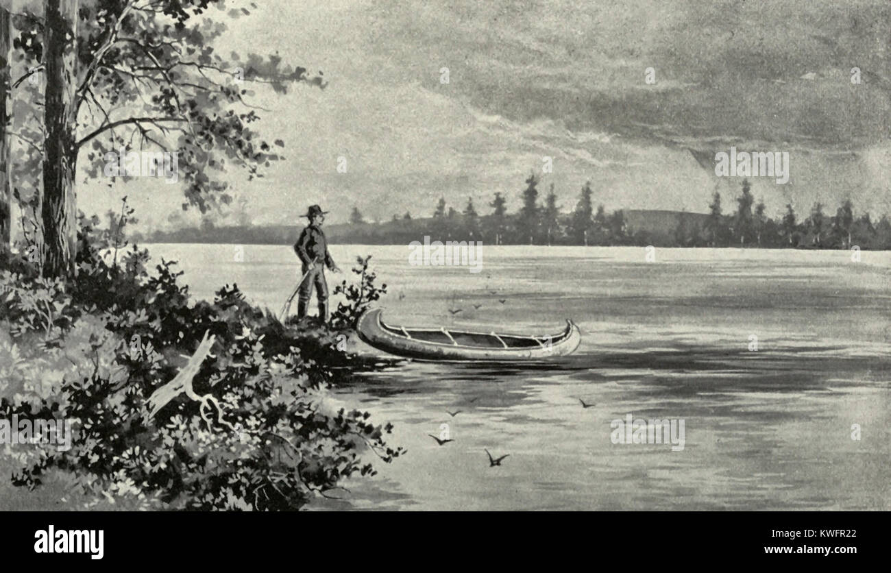 Sheridan Lake, Minnesota, ca. 1891 Stockfoto