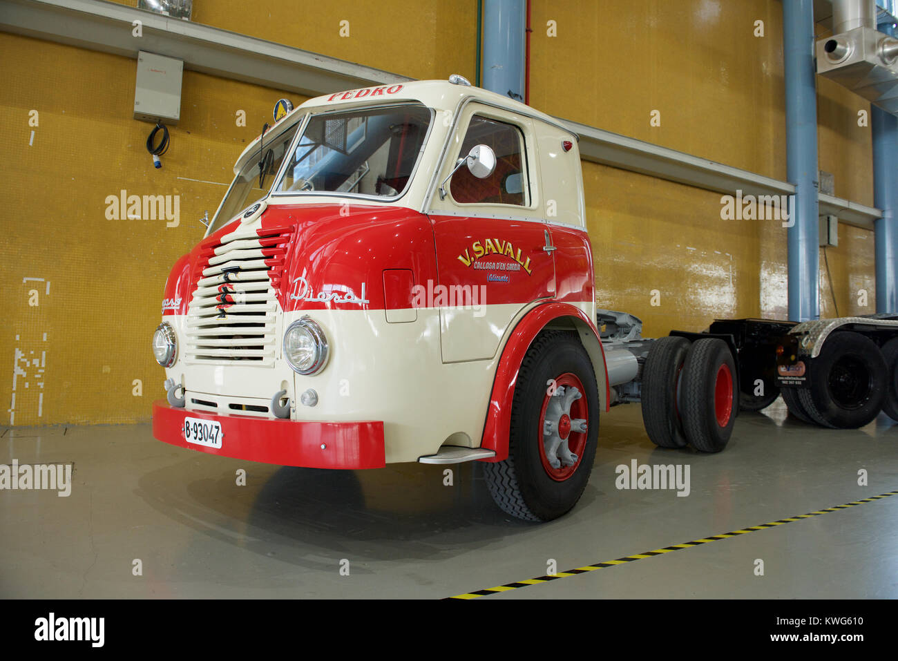 Klassische spanische Lkw bei einer Show Stockfoto