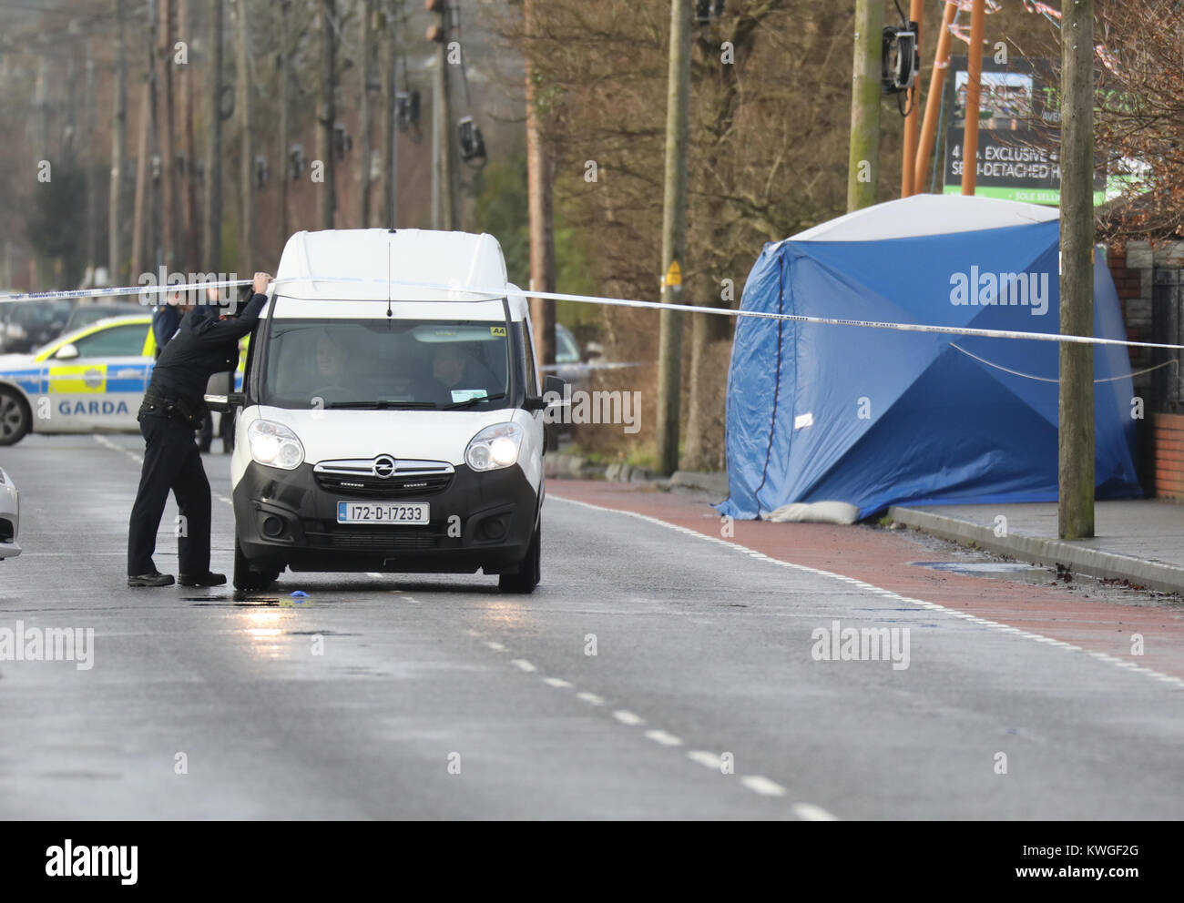 Dundalk, Irland. 3 Jan, 2018. Moeglichen Terrorangriff Dundalk, Irland. Credit: RollingNews.ie/Alamy leben Nachrichten Stockfoto