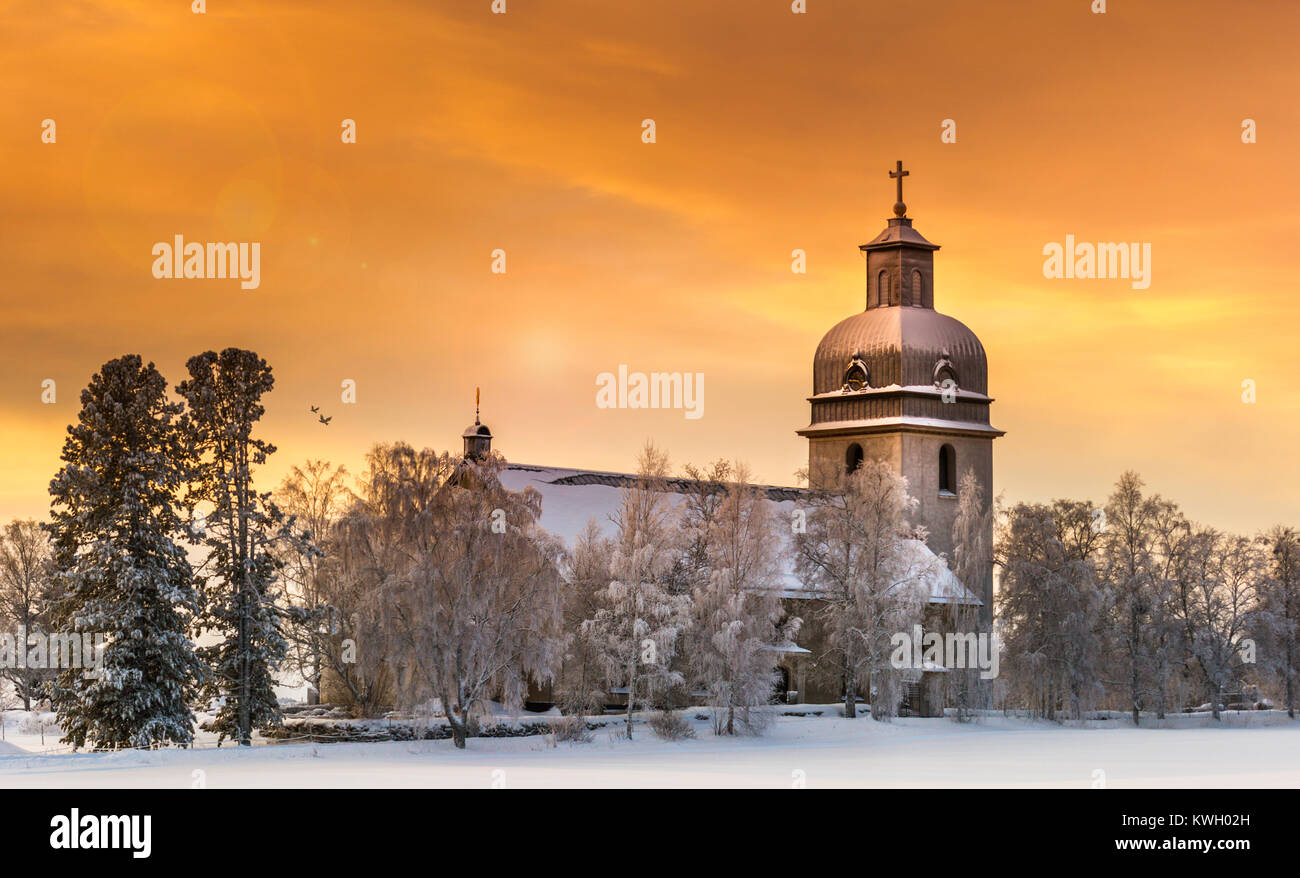 Rödön Jämtland Schweden Stockfoto