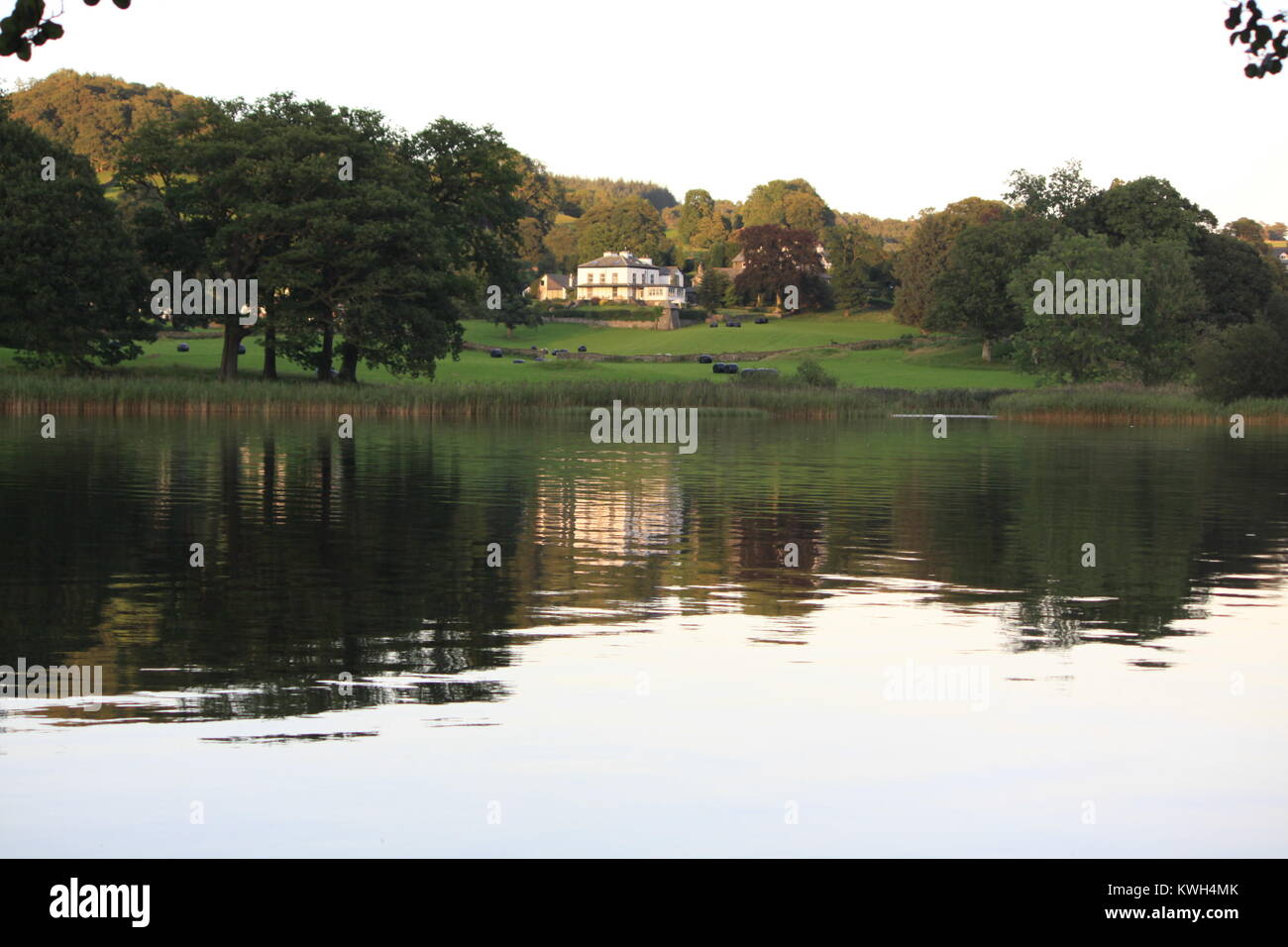 Esthwaite Wasser, Lake District, Cumbria, Hawkshead, Malcolm Buckland Stockfoto