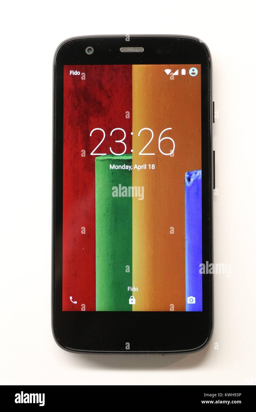 Smartphone Bildschirm sperren Stockfoto