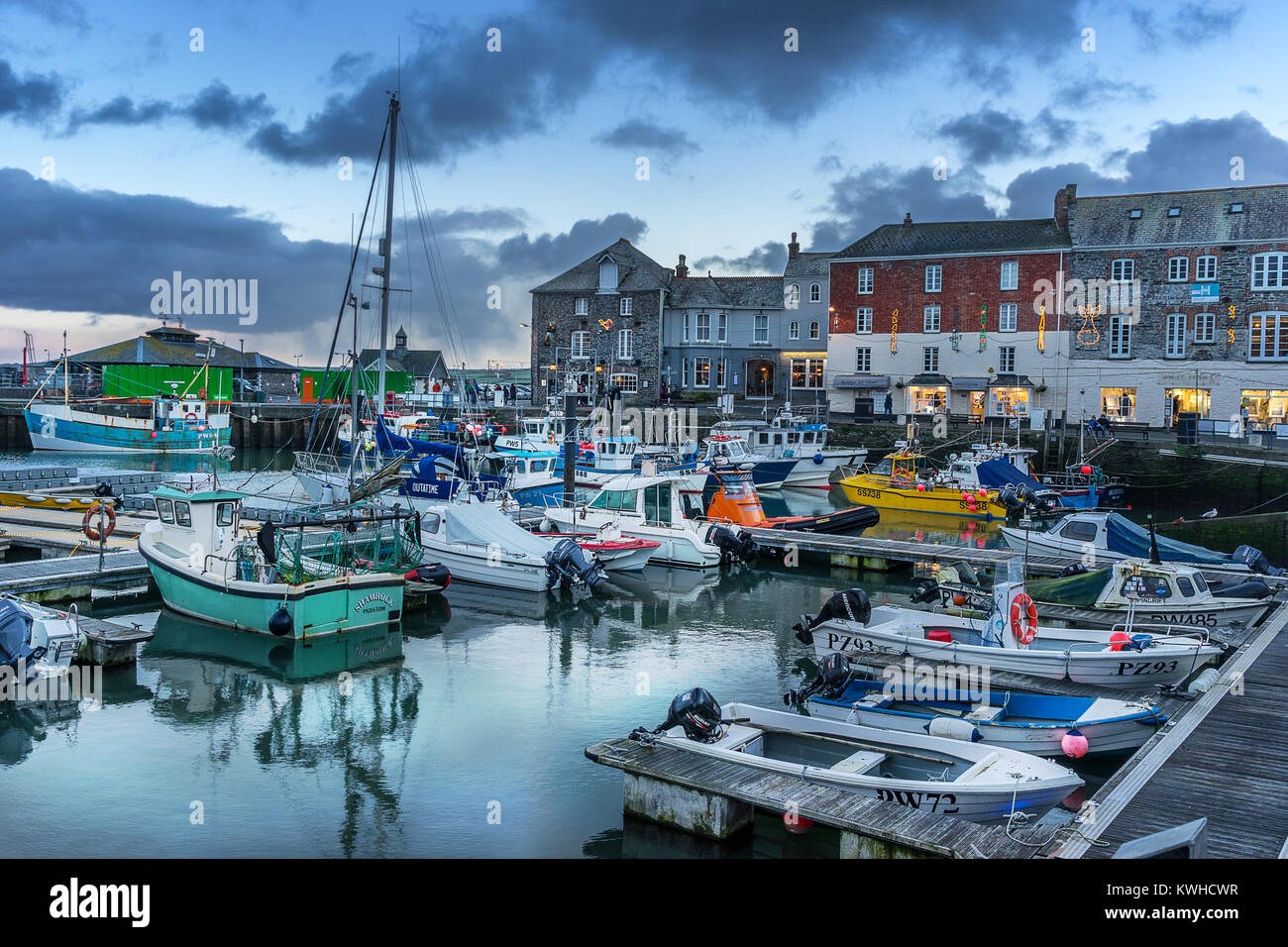 Padstow an der Nordküste von Cornwall im Südwesten Englands Stockfoto