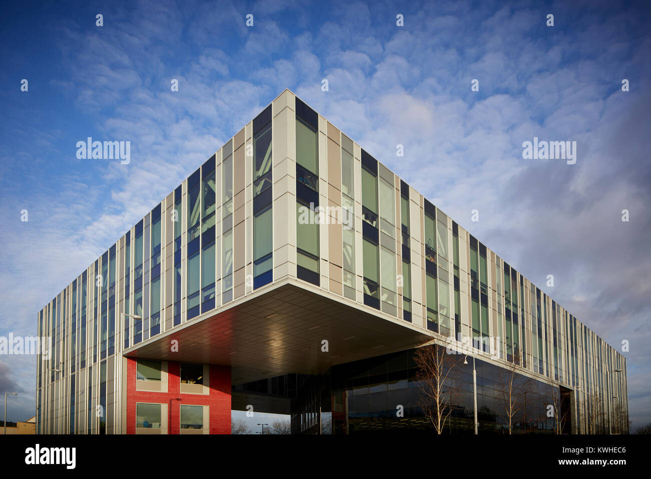 Salford Universität modernes neues zeitgenössisches Glas neue Adelphi Theatre durch Stride Treglown Architekten Stockfoto