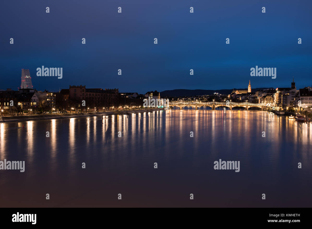 Basel, Schweiz, Stadtbild Stockfoto