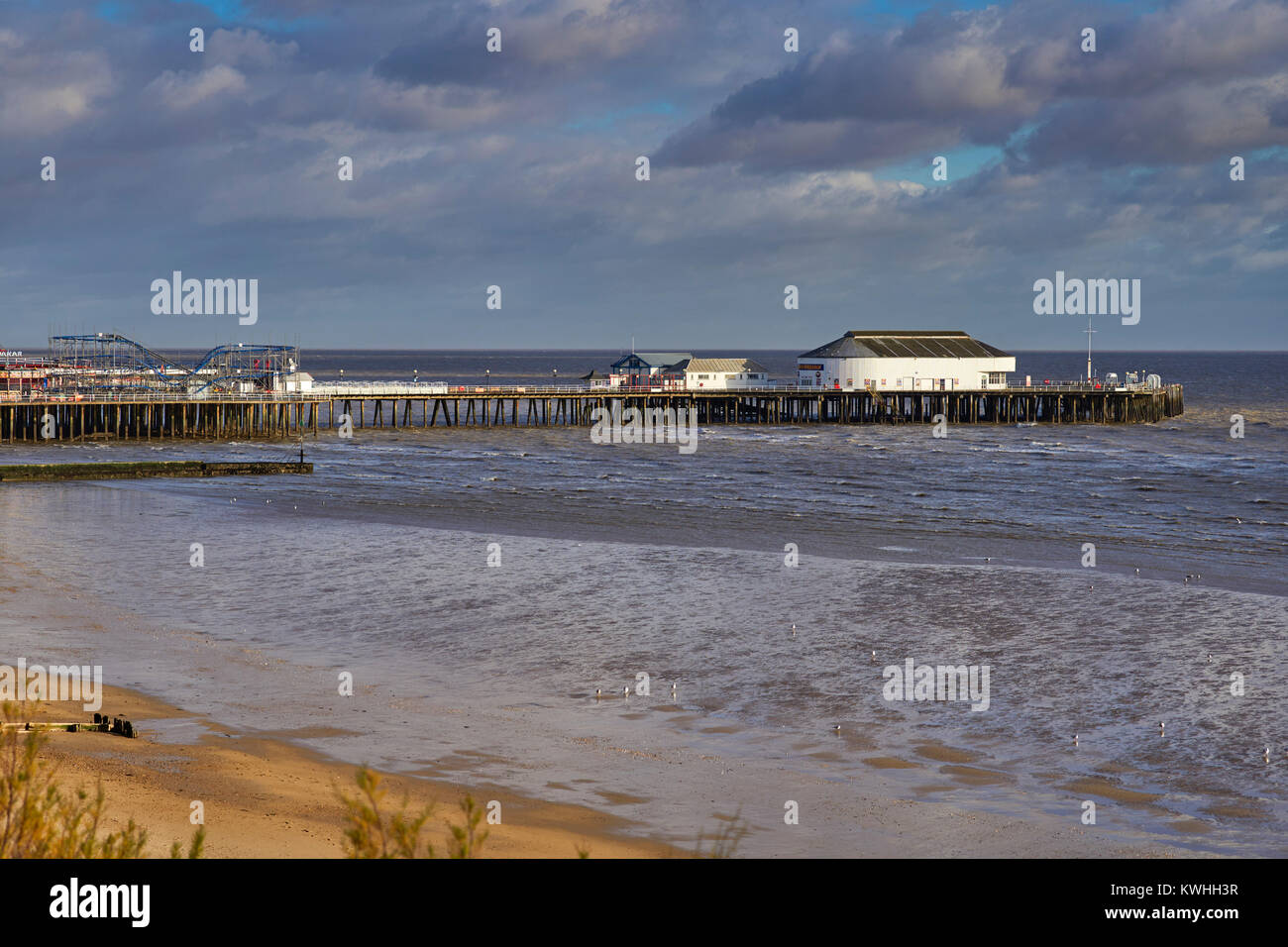 Clacton Pier in Essex Stockfoto